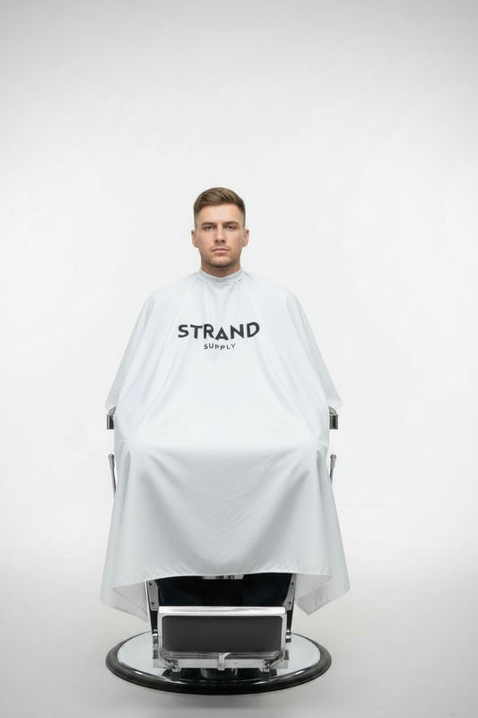 Barber Cape - White