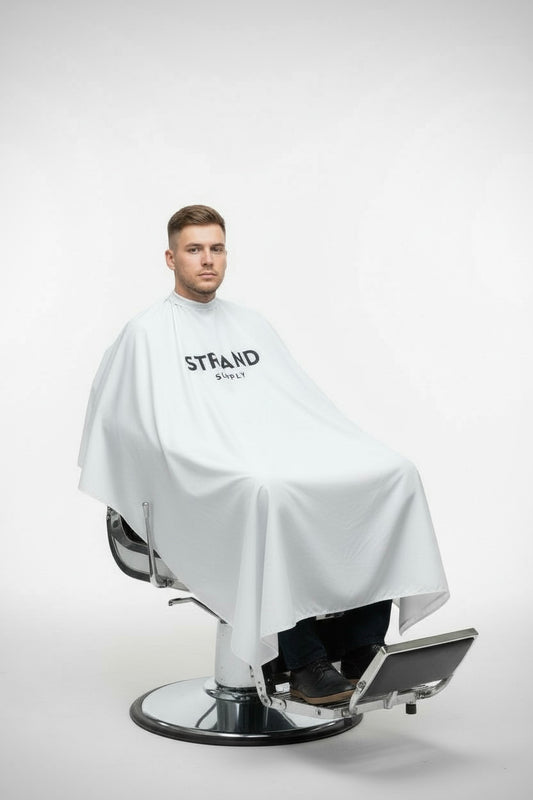 Barber Cape - White